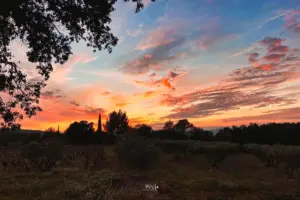 Ein wahrhaftes Feuerwerk am Abendhimmel zauber eine unglaubliche Farbenvielfalt in allen möglichen Tönen an den Himmel.